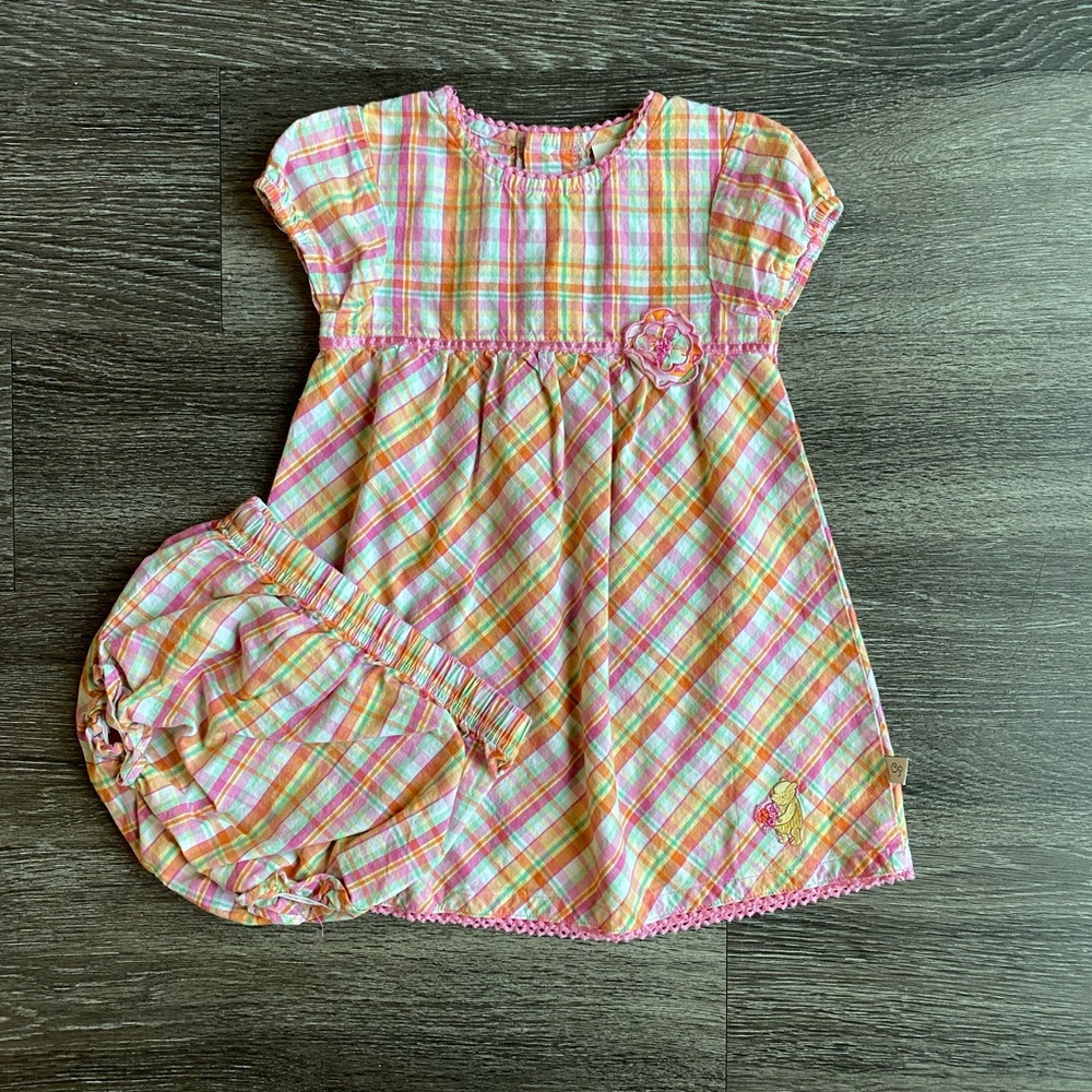 Classic Pooh dress with bloomers